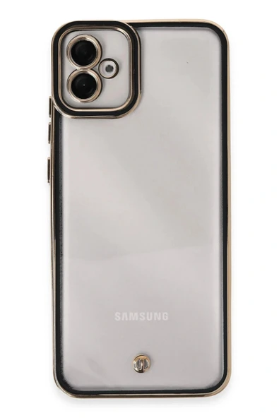 LitaeTrend Samsung Galaxy A04E Kılıf Liva Lens Silikon - Siyah ürün görseli 1