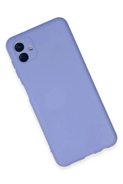 LitaeTrend Samsung Galaxy A04E Kılıf Nano içi Kadife Silikon - Lila - Resim 3
