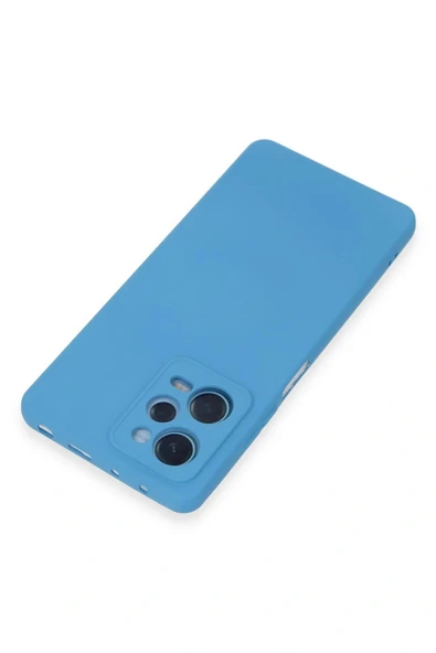 LitaeTrend Xiaomi Redmi Note 12 Pro 5G Kılıf Nano içi Kadife Silikon - Mavi - Resim 3