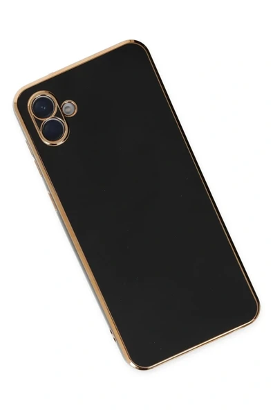 LitaeTrend Samsung Galaxy A04E Kılıf Volet Silikon - Siyah - Resim 3