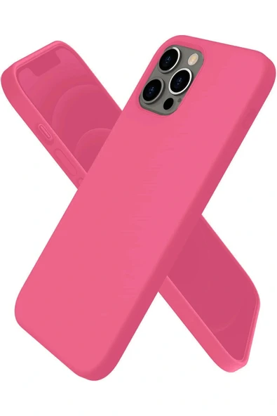 LitaeTrend iPhone 12 Pro Kılıf First Silikon - Pembe ürün görseli 1