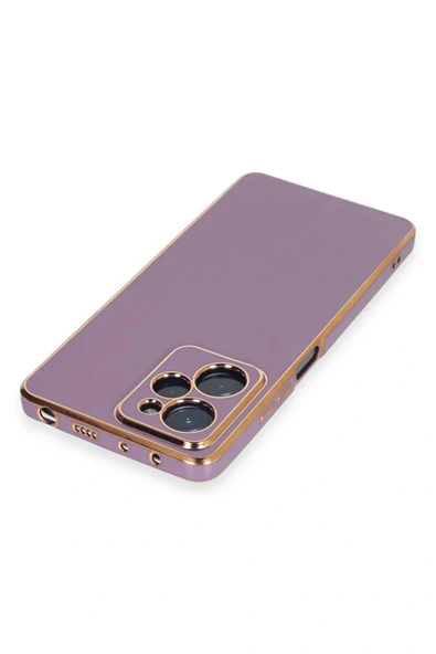 LitaeTrend Xiaomi Poco X5 Pro 5G Kılıf Volet Silikon - Mor - Resim 3