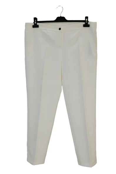 P3103 GİZEMLİ PANTOLON ÇİFT FLATOLU DAR PAÇA BATTAL - Resim 2