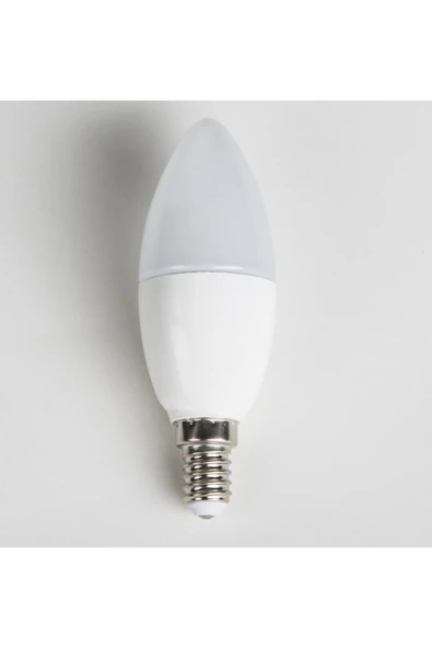 7 Watt E14 Duylu Buji Led Ampul Ct-4079 Beyaz Işık - Resim 3