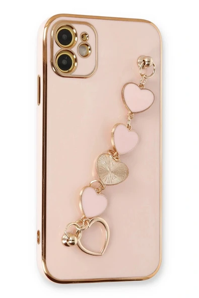 LitaeTrend iPhone 12 Kılıf Esila Silikon - Pudra ürün görseli 1