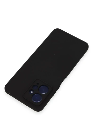 LitaeTrend Xiaomi Redmi Note 12 4G Kılıf Nano içi Kadife Silikon - Siyah - Resim 3