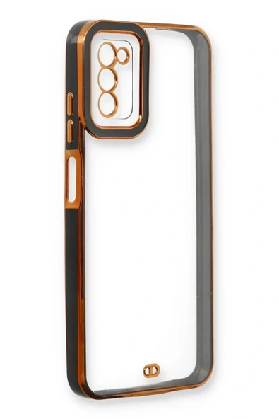 LitaeTrend Samsung Galaxy A03S Kılıf Liva Lens Silikon - Siyah - Resim 4