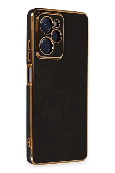 LitaeTrend Xiaomi Poco X5 Pro 5G Kılıf Volet Silikon - Siyah - Resim 2