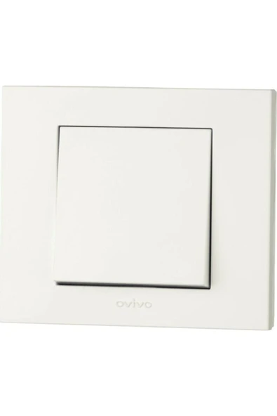 Ovivo Grano Beyaz Anahtar Çerçeveli ürün görseli