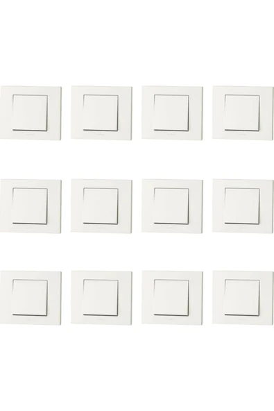 Ovivo Grano Beyaz Anahtar Çerçeveli - Resim 3