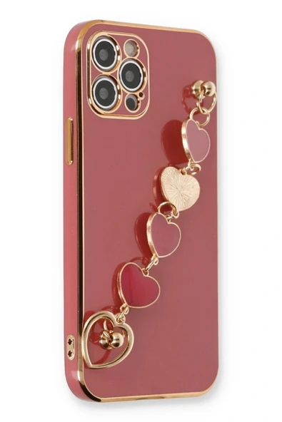 LitaeTrend iPhone 12 Pro Max Kılıf Esila Silikon - Kırmızı ürün görseli 1