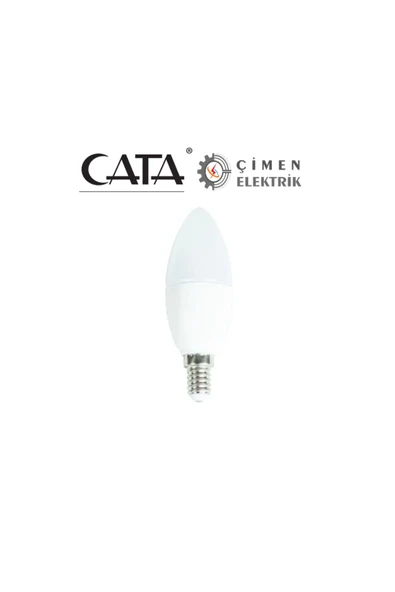 5 ADET CATA CT 4079 7W Buji Led Ampül 3200K Gün Işığı E14 Duy ürün görseli 1