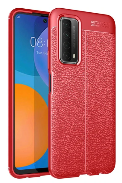 LitaeTrend Huawei P Smart 2021 Kılıf Auto Focus Kapak - Kırmızı ürün görseli 1