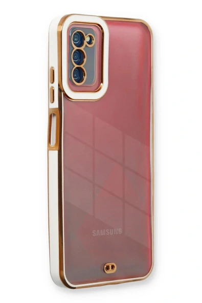 LitaeTrend Samsung Galaxy A03S Kılıf Liva Lens Silikon - Beyaz ürün görseli 1
