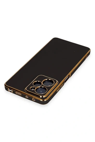 LitaeTrend Xiaomi Poco X5 Pro 5G Kılıf Volet Silikon - Siyah - Resim 3