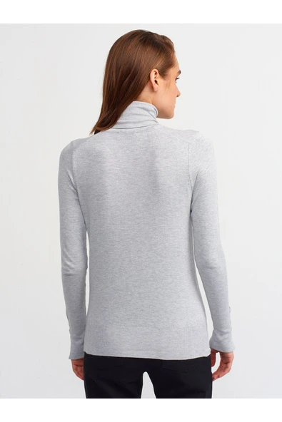 1268 DİLVİN BALIKÇI YAKA YIRMAÇLI KAZAK - Resim 4