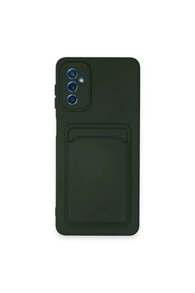 LitaeTrend Samsung Galaxy A14 4G Kılıf Kelvin Kartvizitli Silikon - Koyu Yeşil ürün görseli 1