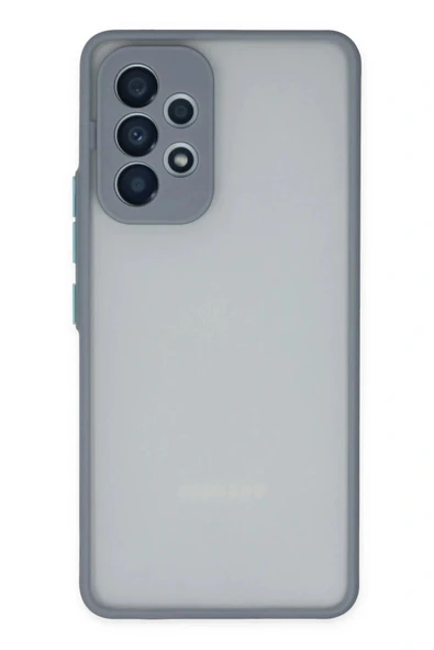 LitaeTrend Samsung Galaxy A53 5G Kılıf Montreal Silikon Kapak - Gri ürün görseli 1