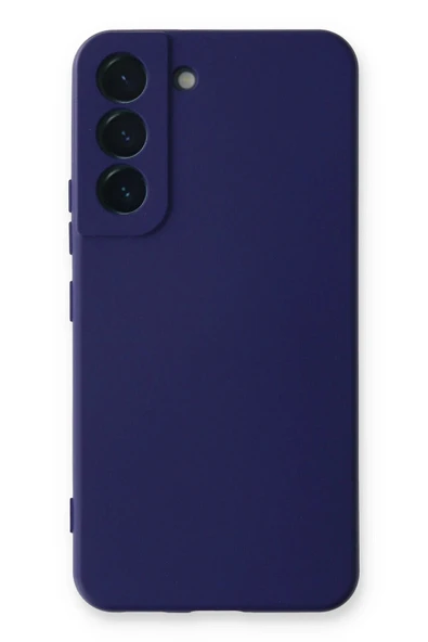 LitaeTrend Samsung Galaxy S22 Plus Kılıf Nano içi Kadife Silikon - Mor - Resim 3