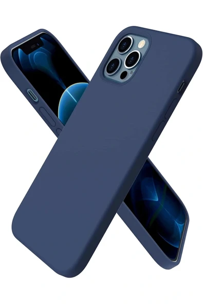 LitaeTrend iPhone 12 Pro Max Kılıf First Silikon - Lacivert ürün görseli 1