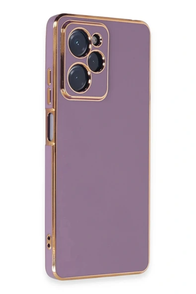 LitaeTrend Xiaomi Poco X5 Pro 5G Kılıf Volet Silikon - Mor - Resim 2