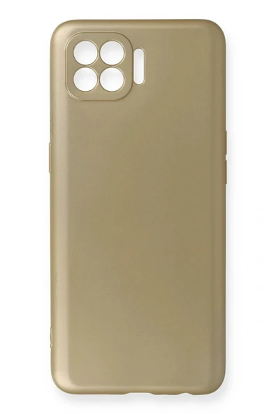 LitaeTrend Oppo Reno 4 Lite Kılıf First Silikon - Gold ürün görseli 1