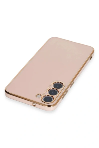 LitaeTrend Samsung Galaxy S23 Kılıf Volet Silikon - Pembe - Resim 3