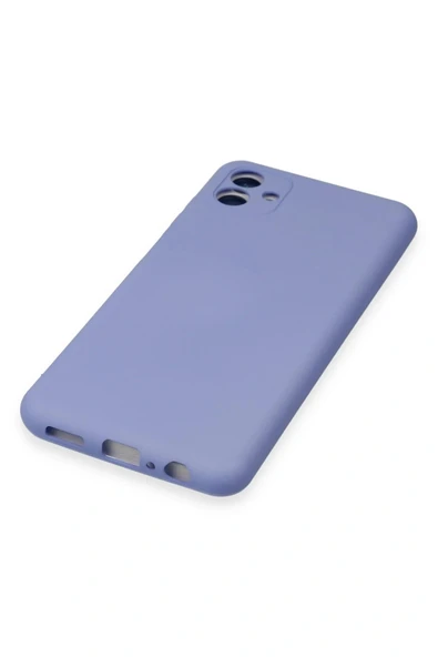 LitaeTrend Samsung Galaxy A04E Kılıf Nano içi Kadife Silikon - Lila - Resim 5