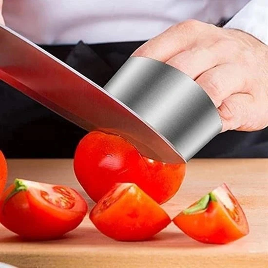 BUFFER® 2li Metal Parmak Koruyucu Hızlı ve Güvenli Kesme Paslanmaz Çelik Koruyucu Aparat - Resim 3