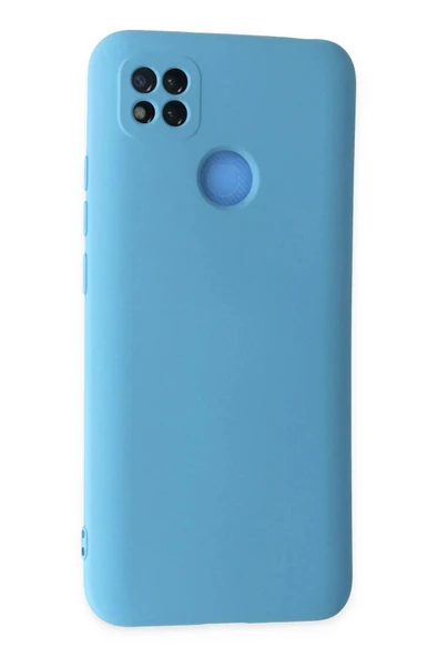 LitaeTrend Xiaomi Redmi 9C Kılıf Nano içi Kadife Silikon - Mavi - Resim 3