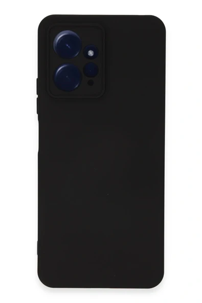 LitaeTrend Xiaomi Redmi Note 12 4G Kılıf Nano içi Kadife Silikon - Siyah ürün görseli 1