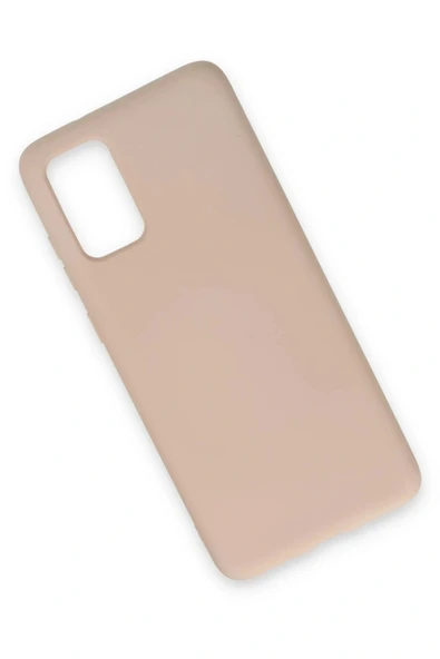 LitaeTrend Samsung Galaxy S20 Plus Kılıf Nano içi Kadife Silikon - Pudra - Resim 2