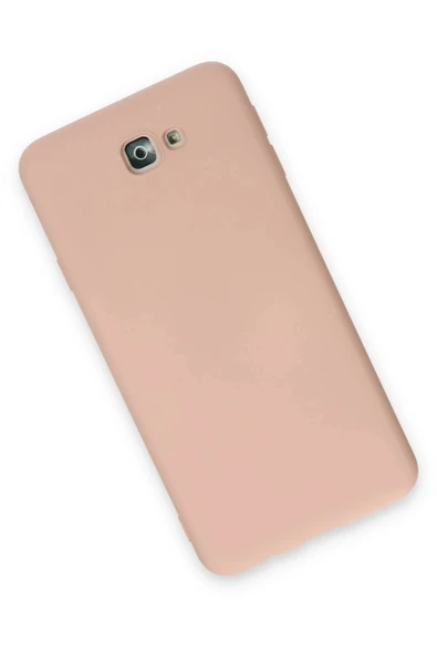 LitaeTrend Samsung Galaxy J7 Prime Kılıf Nano içi Kadife Silikon - Pudra - Resim 3