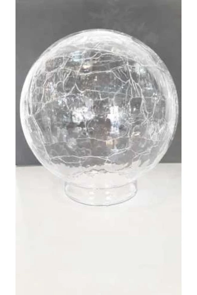 Osmanlı Avize Camı Şeffaf Çatlak Desenli(ağız Çapı 7,5-8 Cm) ürün görseli