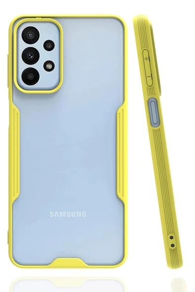 LitaeTrend Samsung Galaxy A23 4G Kılıf Platin Silikon - Sarı ürün görseli 1