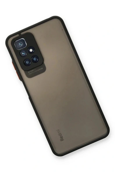 LitaeTrend Xiaomi Redmi 10 2022 Kılıf Montreal Silikon Kapak - Siyah - Resim 3