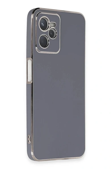 LitaeTrend Realme C35 Kılıf Volet Silikon - Mavi - Resim 2