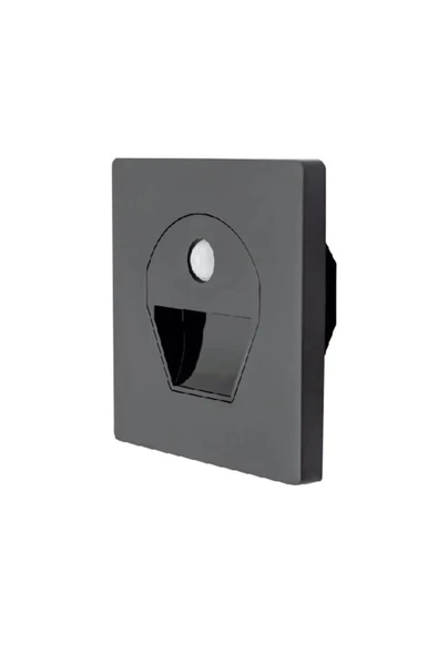 Sensörlü Koridor Aydınlatması Siyah Gövde Fotoselli Gün Işığı CT-5170-G - Resim 2