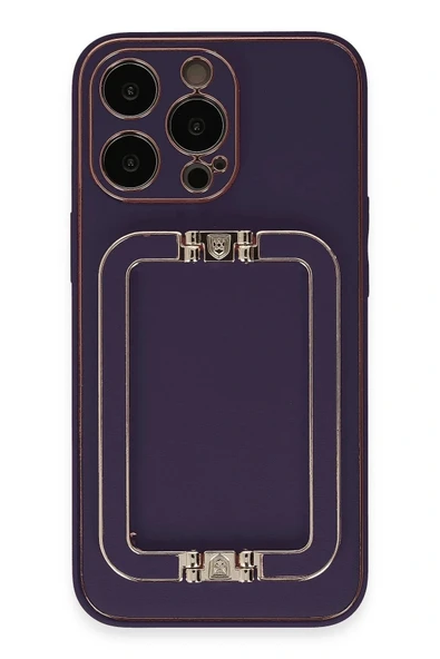 LitaeTrend iPhone 13 Pro Max Kılıf Coco Elit Kapak - Derin Mor ürün görseli 1