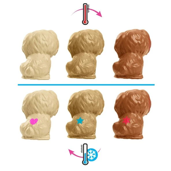 HCK75 Yeni Doğan Köpekler Oyun Seti,  ve Hayvanları - Resim 5