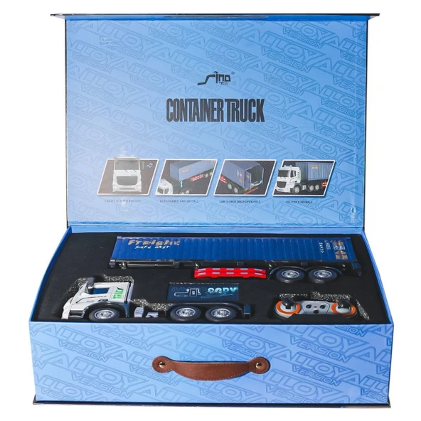 HJ8006-1  Kumandalı Konteyner Tır -Gepettoys - Resim 2