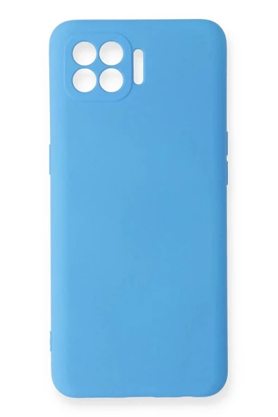 LitaeTrend Oppo Reno 4 Lite Kılıf Nano içi Kadife Silikon - Mavi ürün görseli 1