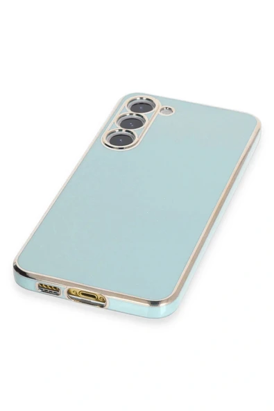 LitaeTrend Samsung Galaxy S23 Kılıf Volet Silikon - Açık Yeşil - Resim 4