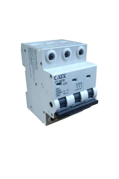 CT-9630 3x20A 4.5kA C Tipi Otomatik Sigorta ürün görseli