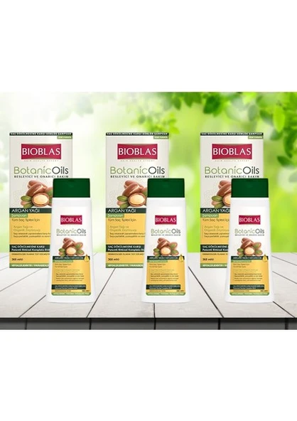 Bioblas Botanic Oils Argan Yağlı Şampuan 360 ml x 3 Adet ürün görseli