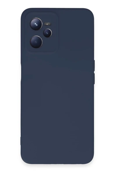 LitaeTrend Realme C35 Kılıf Nano içi Kadife Silikon - Lacivert ürün görseli 1