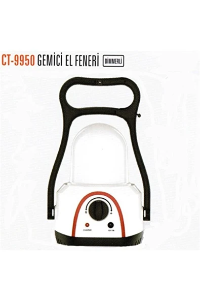 Ct-9950 Gemici El Feneri / Işıldak / Şarjlı Lamba Gae, Standart - Resim 2