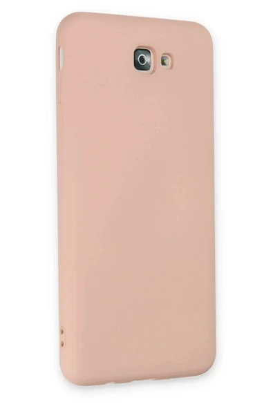 LitaeTrend Samsung Galaxy J7 Prime Kılıf Nano içi Kadife Silikon - Pudra - Resim 2
