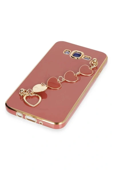 LitaeTrend Samsung Galaxy J7 Kılıf Esila Silikon - Kırmızı - Resim 4