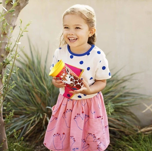 Munchkin Mucize 360° Wildlove Alıştırma Bardağı 12 Ay+ 266 Ml Zürafa - Resim 6